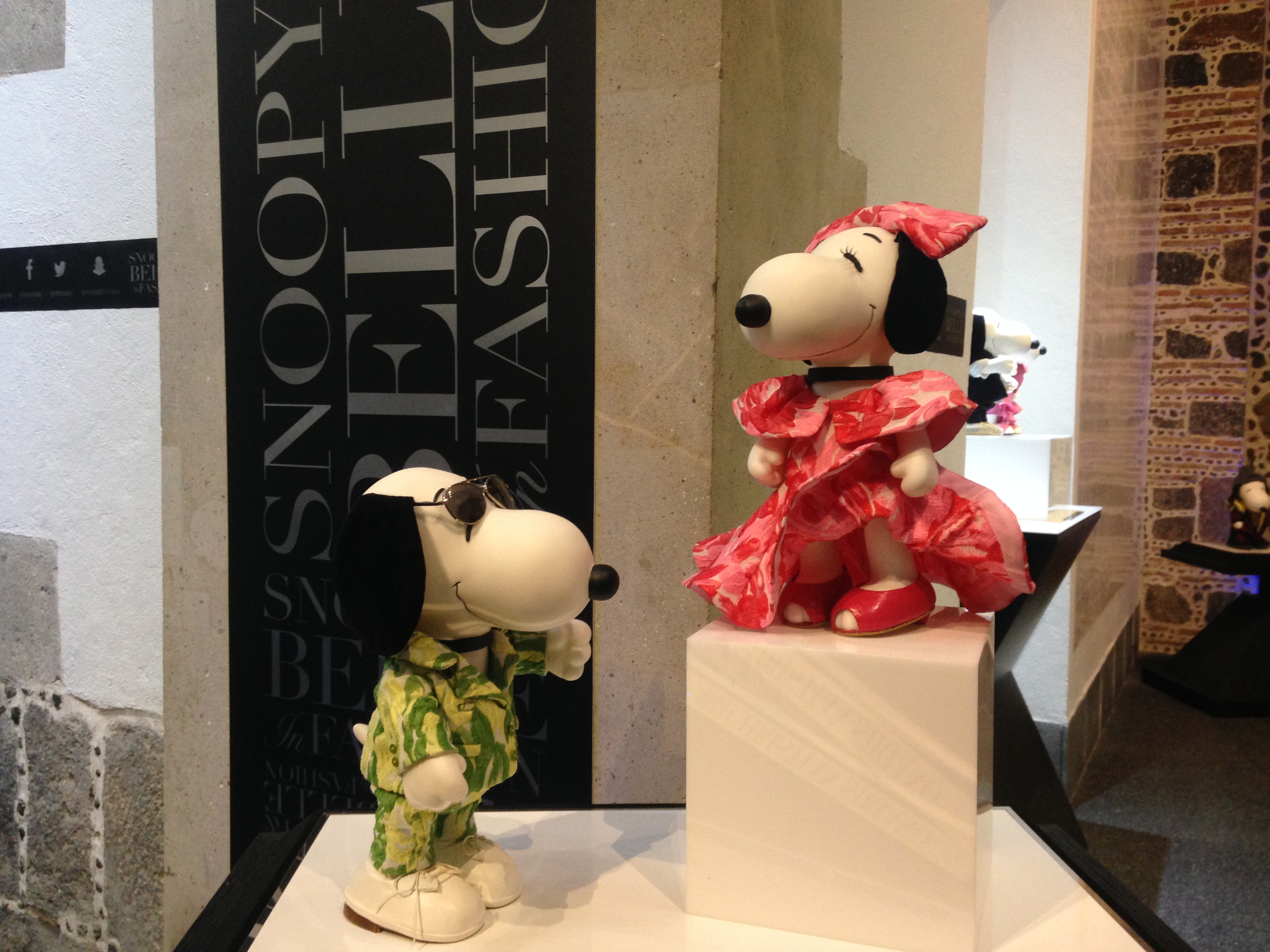 Snoopy and Belle in Fashion, una exhibición que no te puedes perder