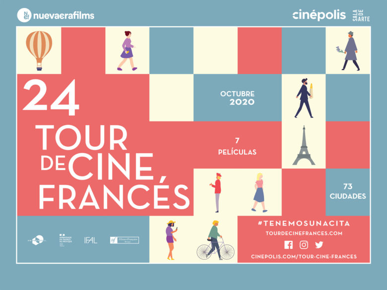 ¡La edición número 24 del Tour de Cine Francés llega a México!